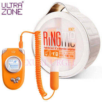 美國Ultrazone-Ring Me 情慾熱線 5段變頻跳蛋-橘