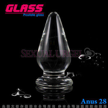 GLASS-中號肛塞-玻璃水晶後庭冰火棒(Anus 28)