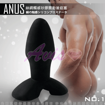 ANUS-絲綢觸感矽膠震動後庭塞NO.1