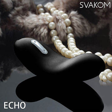 美國SVAKOM Echo 愛蔻 美妙舌頭5段變頻陰蒂震動按摩器 經典黑