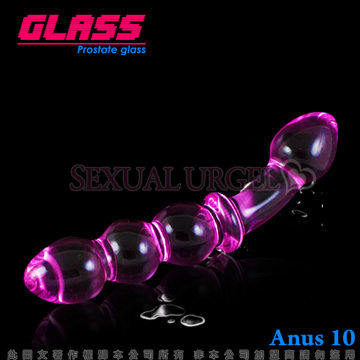 GLASS-粉紅精靈-玻璃水晶後庭冰火棒(Anus 10)