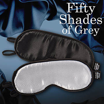 Fifty Shades Of Grey 格雷的五十道陰影 不准偷看 柔軟絲滑 厚底眼罩 2入