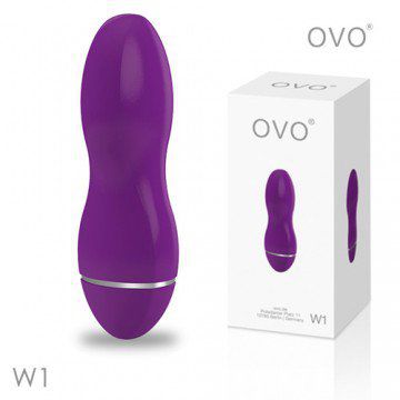 德國OVO-W1 曲線葫蘆 5段變頻 精品 震動按摩器-紫色
