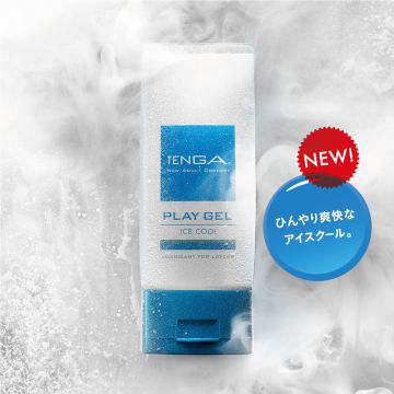 日本TENGA PLAY GEL ICE COOL 潤滑液 160ml 藍色 清涼滑順
