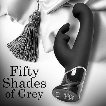 Fifty Shades Of Grey 格雷的五十道陰影 貪心女孩 兔子造型 G點雙震動按摩棒 USB