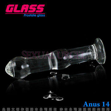 GLASS-靜坐思禪-玻璃水晶後庭冰火棒(Anus 14)