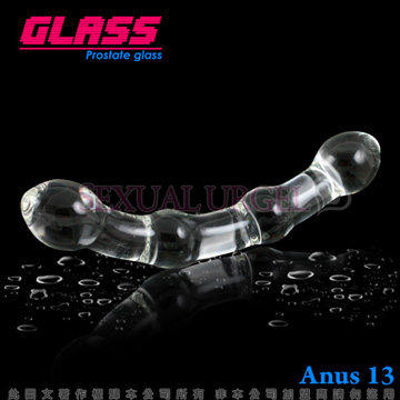 GLASS-節節高升-玻璃水晶後庭冰火棒(Anus 13)
