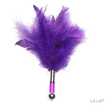 瑞典LELO-TANTRA FEATHER TEASER 羽毛挑逗棒-紫