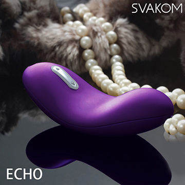 美國SVAKOM Echo 愛蔻 美妙舌頭5段變頻陰蒂震動按摩器 神秘紫
