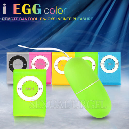 i-EGG-我的顏色我做主 20頻防水靜音遙控跳蛋-綠